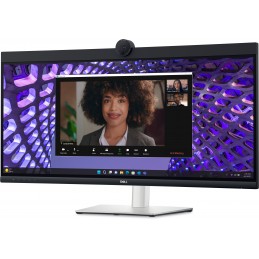 DELL P Series P3424WEB monitori 86,7 cm (34.1") 3440 x 1440 pikseļi 4K Ultra HD LCD Melns