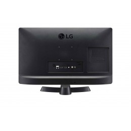 LG HD 24TQ510S-PZ televizors 59,9 cm (23.6") Viedtelevizors Wi-Fi Melns, Pelēks 250 cd m²