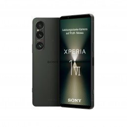 Sony Xperia 1 VI 5G 16,5 cm (6.5") Divas SIM kartes Android 14 USB Veids-C 12 GB 256 GB 5000 mAh Zaļš, Haki