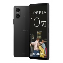 Sony Xperia 10 VI 5G 15,5 cm (6.1") Divas SIM kartes Android 14 8 GB 128 GB 5000 mAh Melns