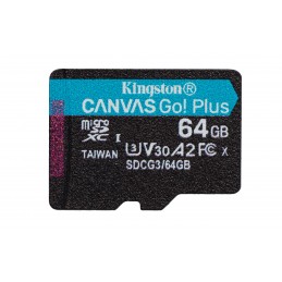 Kingston Technology Canvas Go! Plus 64 GB MicroSD UHS-I Klases 10