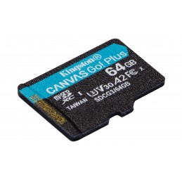 Kingston Technology Canvas Go! Plus 64 GB MicroSD UHS-I Klases 10