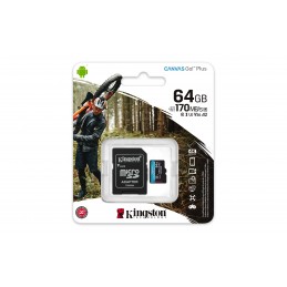 Kingston Technology Canvas Go! Plus 64 GB MicroSD UHS-I Klases 10