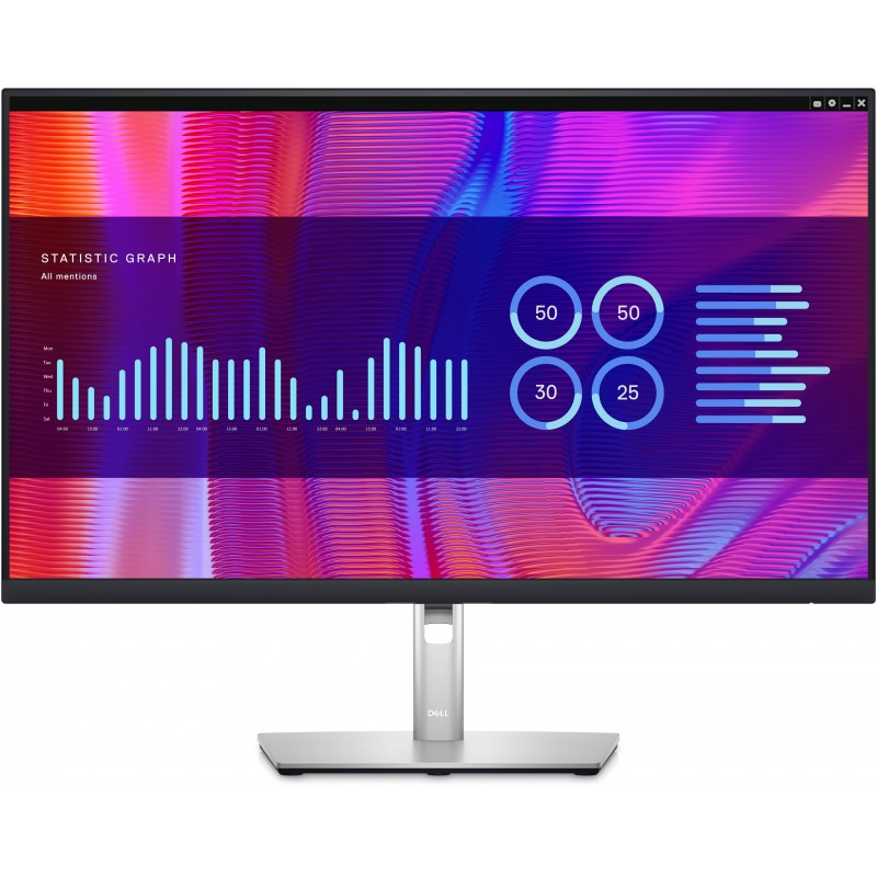 DELL P Series P2723DE LED display 68,6 cm (27") 2560 x 1440 пикселей Quad HD ЖК Черный