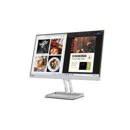 Lenovo L24i-40 LED display 60,5 cm (23.8") 1920 x 1080 pikseļi Full HD Pelēks