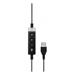 EPOS IMPACT SC 660 USB ML Austiņas Vadu Zvani   mūzika USB Type-A Melns, Sudrabs