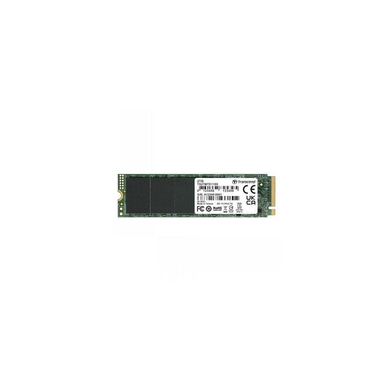 TRANSCEND 2TB, M.2 2280,PCIE GEN3X4, NVME, TLC, DRAM-LESS