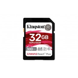 Kingston Technology Canvas React Plus 32 GB SD UHS-II Klases 10