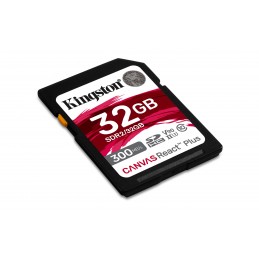 Kingston Technology Canvas React Plus 32 GB SD UHS-II Klases 10