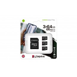 Kingston Technology Canvas Select Plus 64 GB MicroSDXC UHS-I Klases 10