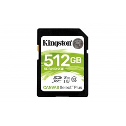 Kingston Technology Canvas Select Plus 512 GB SDXC UHS-I Klases 10