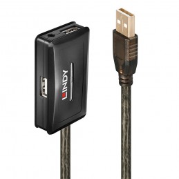 Lindy 42635 interfeisa centrmezgls USB 2.0 480 Mbit s Pelēks