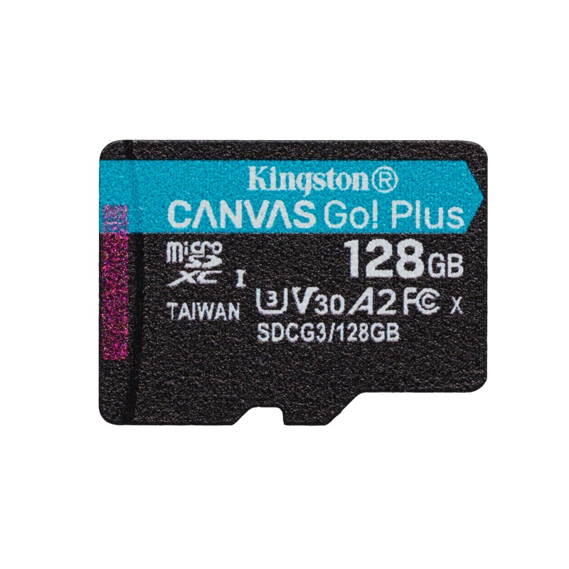 Kingston Technology Canvas Go! Plus 128 GB MicroSD UHS-I Klases 10