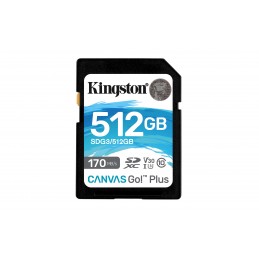 Kingston Technology Canvas Go! Plus 512 GB SD UHS-I Klases 10