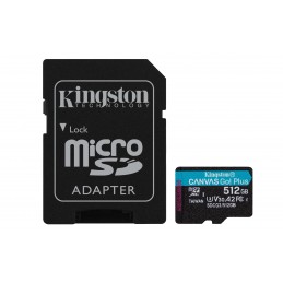 Kingston Technology Canvas Go! Plus 512 GB MicroSD UHS-I Klases 10