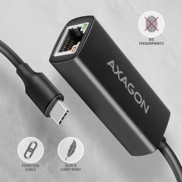 Axagon ADE-ARC USB-C 3.2 Gen 1 - Gigabit Ethernet 10 100 1000 Adapter - Adapter - Digital Daten 1000 Mbit s