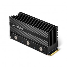 Axagon CLR-M2XL Datora dzesēšanas sistēma M.2 NVMe SSD Siltuma aizvadītājs   radiators Melns 1 pcs