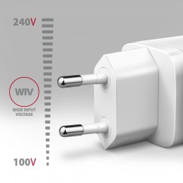 Axagon ACU-PD30W wall charger 1x QC3.0 AFC FCP PD type-C 30W white Mobilais telefons, Viedtālrunis, Viedais rokas pulkstens