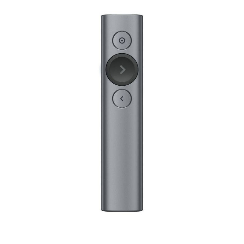 Logitech Spotlight multimediju prezentētājs Bluetooth RF Pelēks