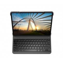 Logitech Slim Folio Pro f  Pro12.9 QWERTY Северные страны Bluetooth Графит