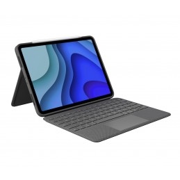 Logitech Folio Touch Ziemeļvalstu Smart Connector Pelēks