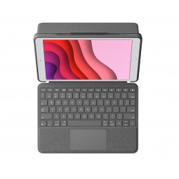 Logitech Combo Touch QWERTY Britu angļu valoda Smart Connector Grafīts