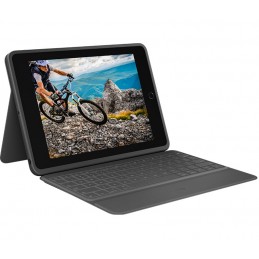 Logitech Rugged Folio QWERTY Датский, Финский, Норвежский, Шведский Smart Connector Графит