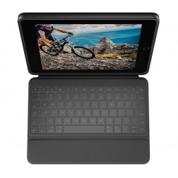 Logitech Rugged Folio QWERTY Датский, Финский, Норвежский, Шведский Smart Connector Графит