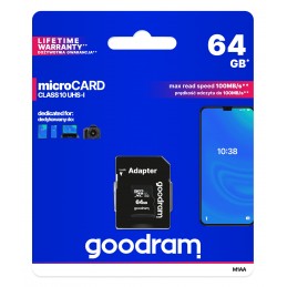 Goodram M1AA 64 GB MicroSDXC UHS-I Klases 10