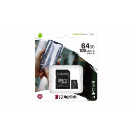 Kingston Technology Canvas Select Plus 64 GB MicroSDXC UHS-I Класс 10