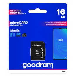 Goodram M1AA 16 GB MicroSDHC UHS-I Klases 10