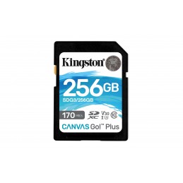 Kingston Technology Canvas Go! Plus 256 GB SD UHS-I Klases 10