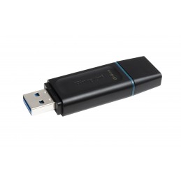 Kingston Technology DataTraveler Exodia USB zibatmiņa 64 GB USB Type-A 3.2 Gen 1 (3.1 Gen 1) Melns, Tirkīzs