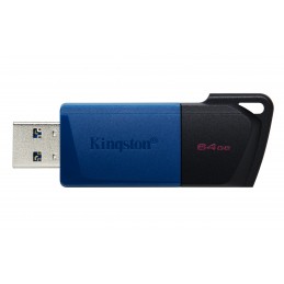 Kingston Technology DataTraveler Exodia M USB флеш накопитель 64 GB USB тип-A 3.2 Gen 1 (3.1 Gen 1) Черный, Синий