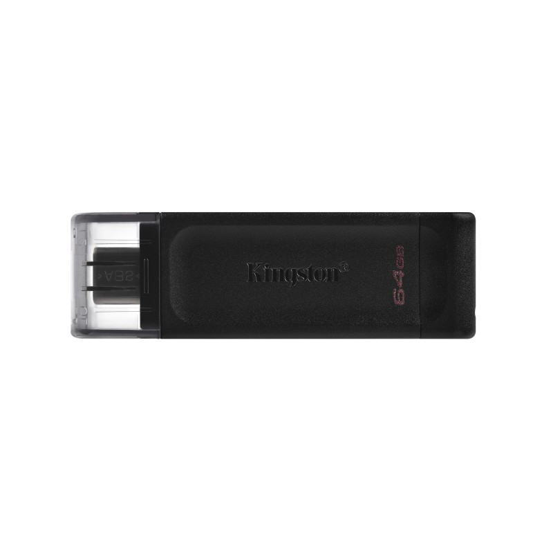 Kingston Technology DataTraveler 70 USB флеш накопитель 64 GB USB Type-C 3.2 Gen 1 (3.1 Gen 1) Черный