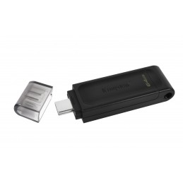 Kingston Technology DataTraveler 70 USB флеш накопитель 64 GB USB Type-C 3.2 Gen 1 (3.1 Gen 1) Черный