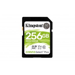 Kingston Technology Canvas Select Plus 256 GB SDXC UHS-I Klases 10