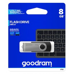 Goodram UTS2 USB флеш накопитель 8 GB USB тип-A 2.0 Черный