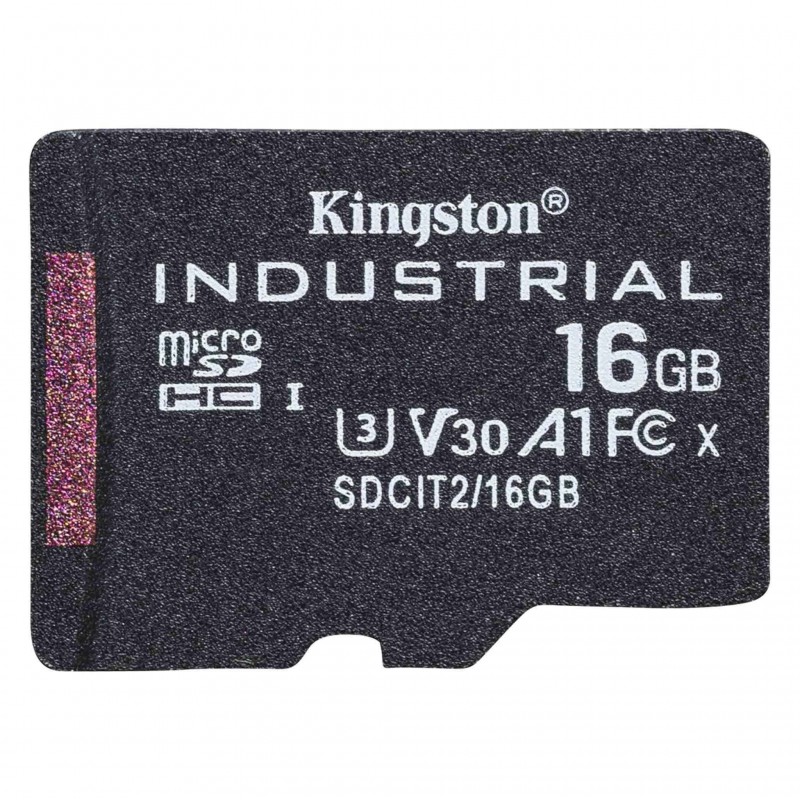 Kingston Technology Industrial 16 GB MicroSDHC UHS-I Klases 10