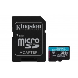 Kingston Technology Canvas Go! Plus 256 GB MicroSD UHS-I Klases 10