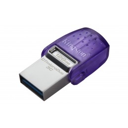 Kingston Technology DataTraveler microDuo 3C USB флеш накопитель 128 GB USB Type-A   USB Type-C 3.2 Gen 1 (3.1 Gen 1)