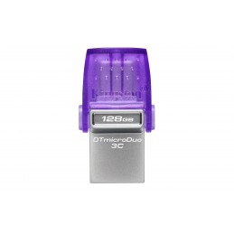 Kingston Technology DataTraveler microDuo 3C USB флеш накопитель 128 GB USB Type-A   USB Type-C 3.2 Gen 1 (3.1 Gen 1)