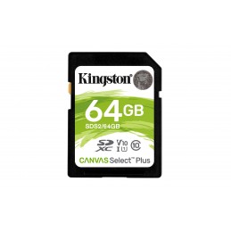 Kingston Technology Canvas Select Plus 64 GB SDXC UHS-I Класс 10