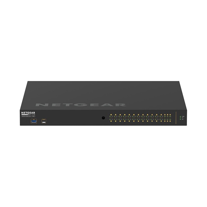 NETGEAR M4250-26G4XF-PoE+ Управляемый L2 L3 Gigabit Ethernet (10 100 1000) Питание по Ethernet (PoE) 1U Черный