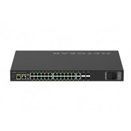 NETGEAR M4250-26G4XF-PoE+ Управляемый L2 L3 Gigabit Ethernet (10 100 1000) Питание по Ethernet (PoE) 1U Черный