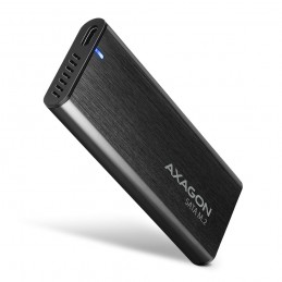 Axagon EEM2-SBC externes Gehäuse für M.2 SSDs USB-C 3.2 Gen 2 - schwarz SSD diska korpuss Melns