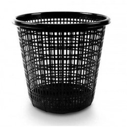 Trash bin 10l, black, plastic