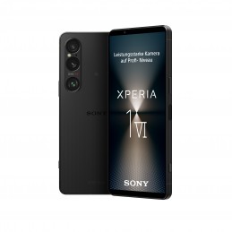 Sony Xperia 1 VI 5G 16,5 cm (6.5") Divas SIM kartes Android 14 USB Veids-C 12 GB 256 GB 5000 mAh Melns