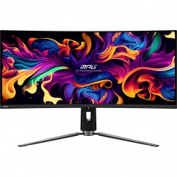 MSI MPG 341CQPX QD-OLED монитор для ПК 86,4 cm (34") 3440 x 1440 пикселей UltraWide Quad HD QDOLED Черный