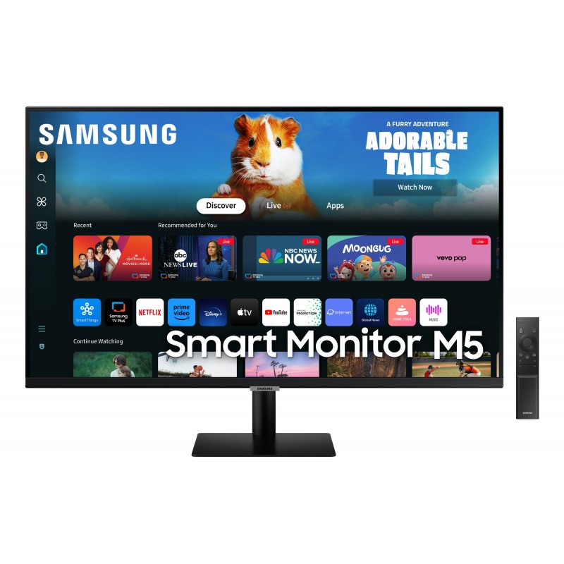 Samsung M50D monitori 68,6 cm (27") 1920 x 1080 pikseļi Full HD LED Melns